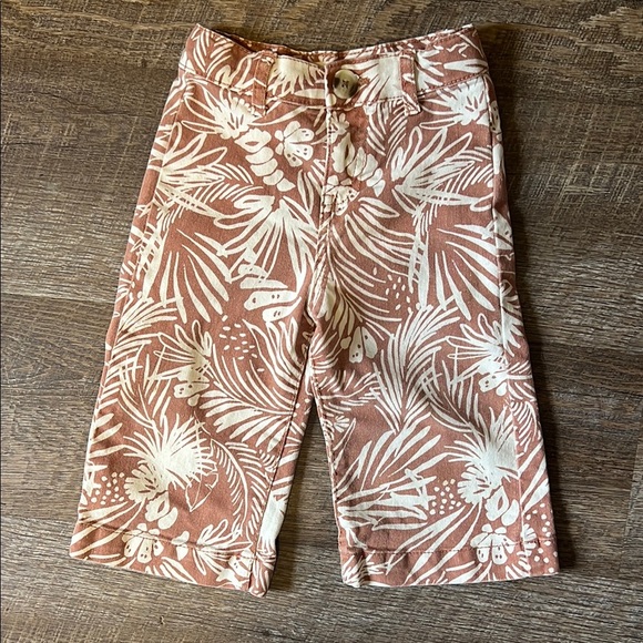 Cotton On Brown Tropical Print Toddler Pants - Picture 1 of 4